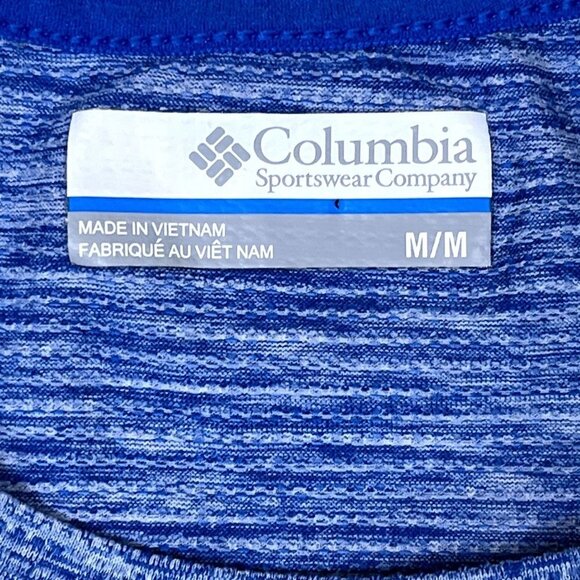 Columbia Blue Short Sleeve T-Shirt Size Medium - Picture 4 of 5